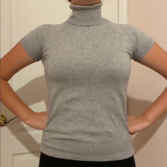 Zara Tops - Zara Short Sleeve Turtleneck